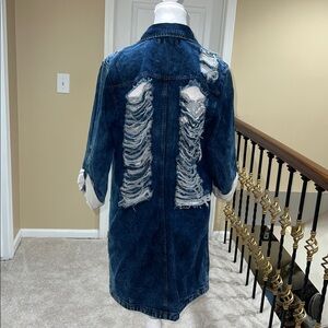 Distressed Denim Jacket